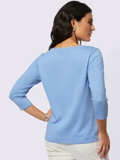 Creation L Pulls<Pull en tricot fin très agréable à porter