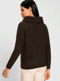 Rick Cardona Pulls<Pull en tricot grand col roulé