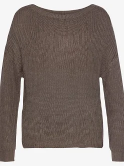 LASCANA Pulls<Pull en tricot large encolure ronde