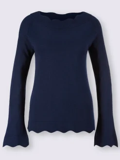 Creation L Pulls<Pull en tricot mélange de soie et viscose de qualité