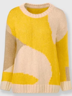 Rick Cardona Pulls<Pull en tricot motif color block tendance