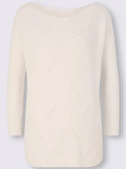 Mandarin Pulls<Pull en tricot motif maille moderne