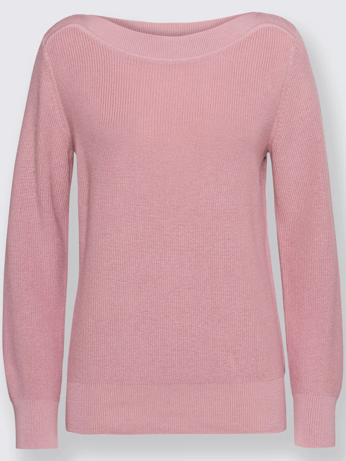 Pulls<Pull en tricot structure côtelée