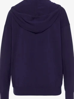 LASCANA Pulls<Pull en tricot sweat à capuche en tricot avec encolure en v