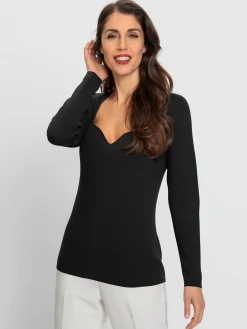 Ashley Brooke Pulls<Pull encolure en forme de cœur