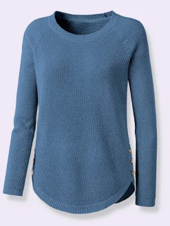 Collection L Pulls<Pull encolure ronde 50% coton