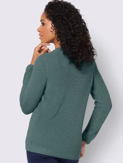 Collection L Pulls<Pull encolure ronde 50% coton