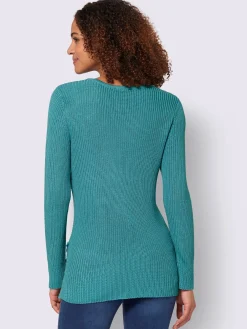 Collection L Pulls<Pull encolure ronde 50% coton