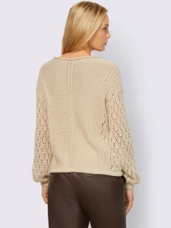 Linea Tesini Pulls<Pull encolure ronde coulisse à l'ourlet