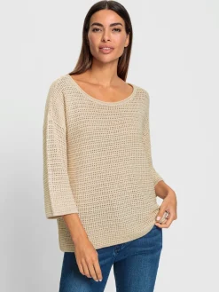 Rick Cardona Pulls<Pull encolure ronde fil fantaisie brillant