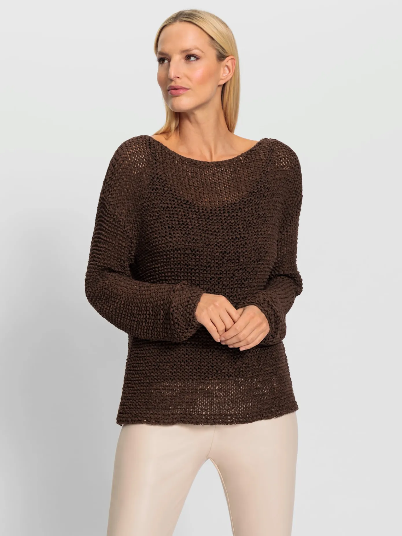 Rick Cardona Pulls<Pull encolure ronde joli fil fantaisie