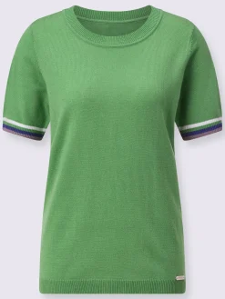 Collection L Pulls<Pull encolure ronde jolies rayures