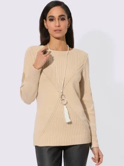 Creation L Pulls<Pull encolure ronde mélange de lyocell et de viscose de qualité