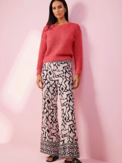 Rick Cardona Pulls<Pull encolure ronde motif maille moderne