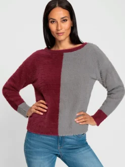 Rick Cardona Pulls<Pull encolure ronde motif color block tendance