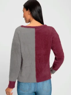 Rick Cardona Pulls<Pull encolure ronde motif color block tendance