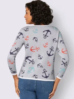 Collection L Pulls<Pull encolure ronde pur coton