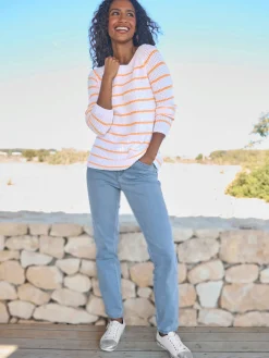 Best Connection Pulls<Pull encolure ronde rayures contrastées