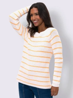 Best Connection Pulls<Pull encolure ronde rayures contrastées