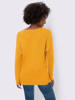 Linea Tesini Pulls<Pull encolure ronde rubans latéraux à nouer devant ou derrière