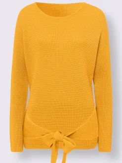 Linea Tesini Pulls<Pull encolure ronde rubans latéraux à nouer devant ou derrière