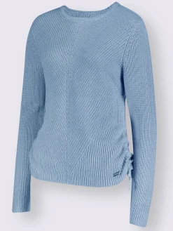 Collection L Pulls<Pull encolure ronde tricot chiné