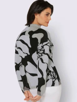 Creation L Pulls<Pull jacquard 48% laine vierge