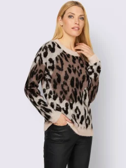 Rick Cardona Pulls<Pull jacquard coupe décontractée aux épaules