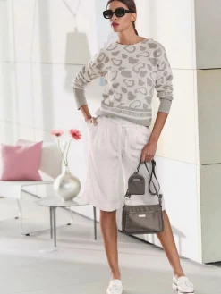 Rick Cardona Pulls<Pull jacquard fils métallisés