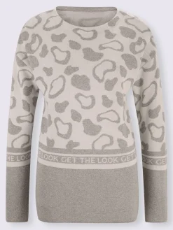 Rick Cardona Pulls<Pull jacquard fils métallisés