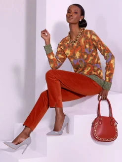 Creation L Tenues De Cérémonie|Pulls<Pull jacquard imprimé tendance