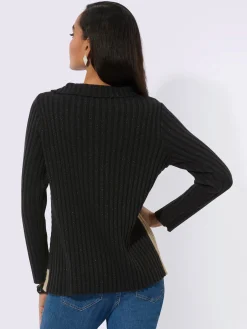 Creation L Pulls<Pull jacquard matière de qualité supérieure avec laine vierge