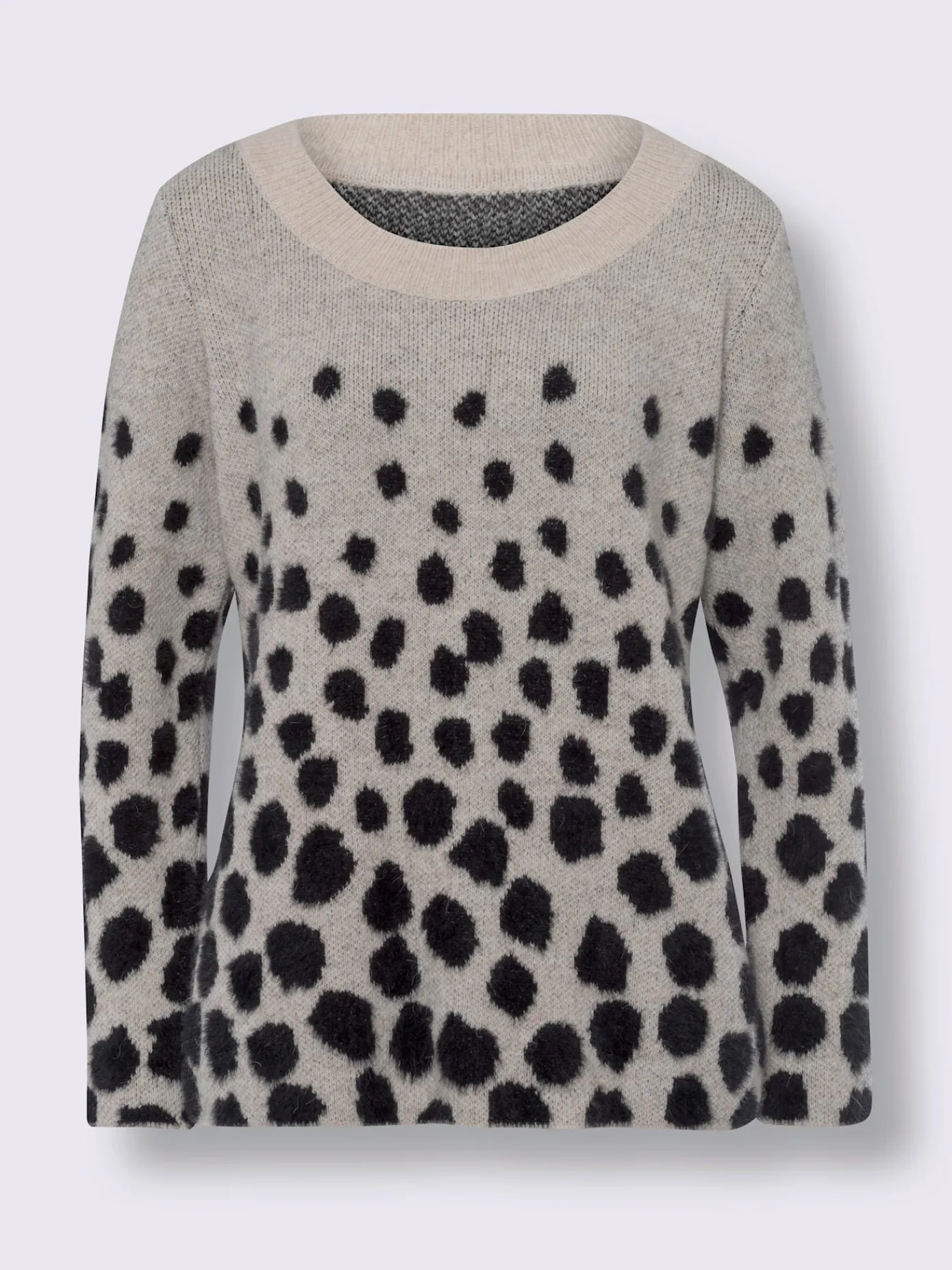 Linea Tesini Pulls<Pull jacquard motif à pois tendance