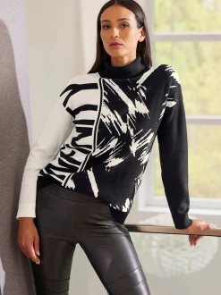 Rick Cardona Pulls<Pull jacquard motif jacquard original