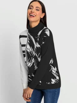 Rick Cardona Pulls<Pull jacquard motif jacquard original