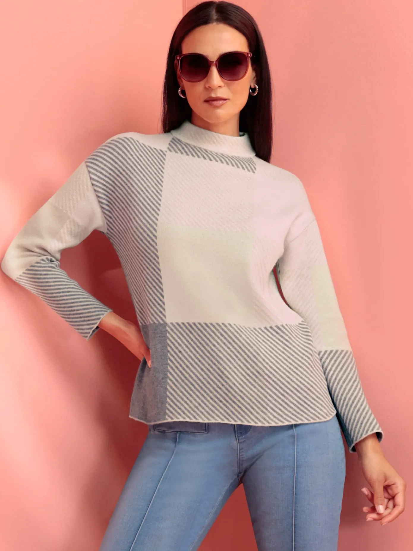 Rick Cardona Pulls<Pull jacquard superbe motif jacquard