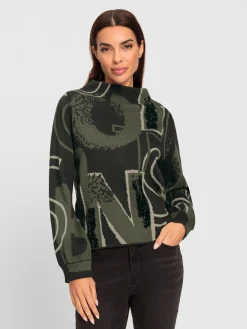 Rick Cardona Pulls<Pull jacquard tricot jacquard élégant
