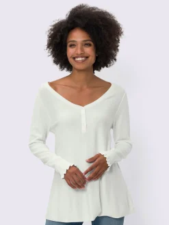 Linea Tesini Pulls<Pull long coupe en a affinante