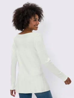 Linea Tesini Pulls<Pull long coupe en a affinante