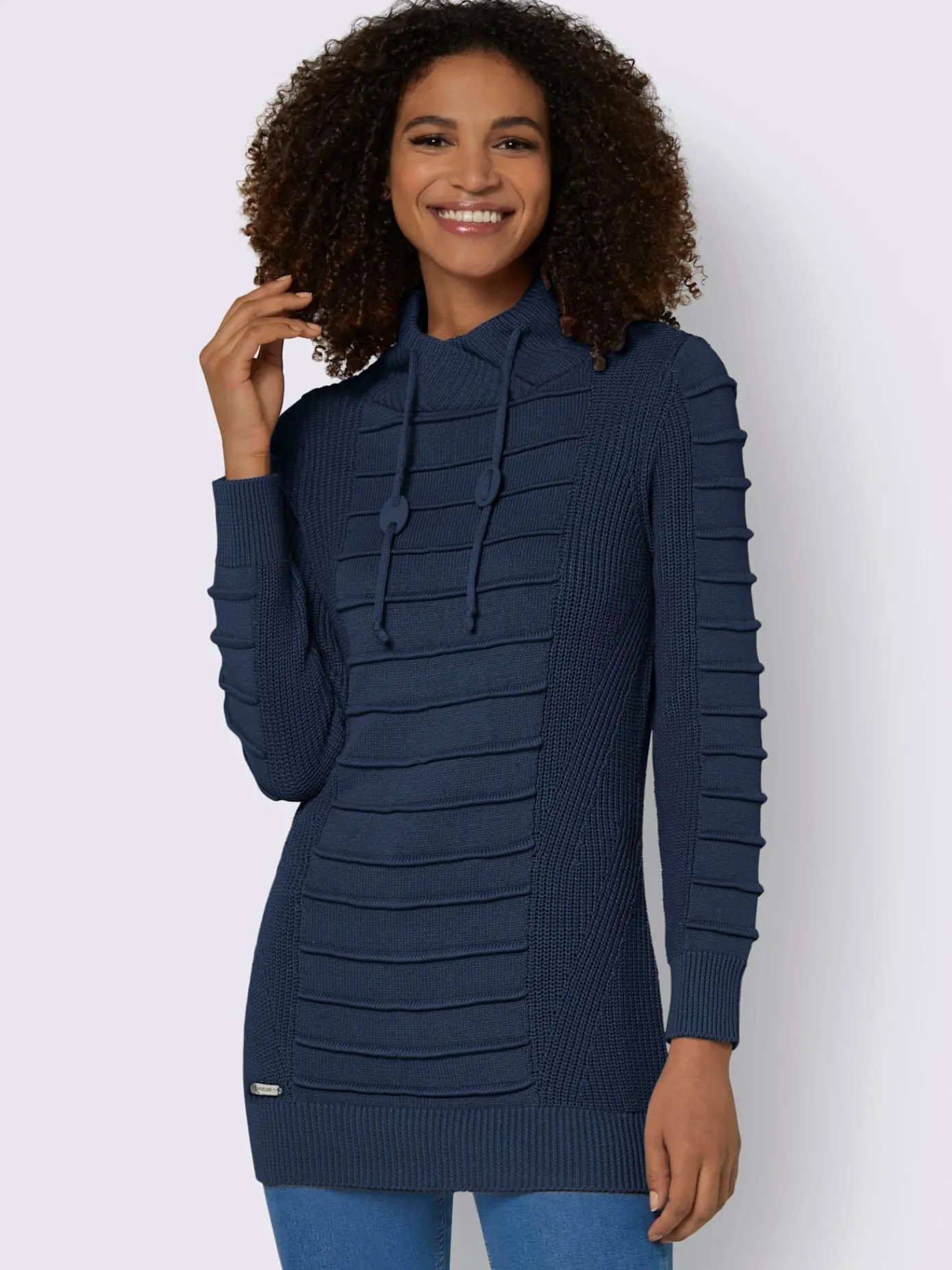 Collection L Pulls<Pull long jolie coupe longue moderne