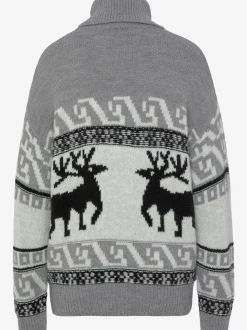 Vivance Pulls<Pull norvégien avec grand col roulé