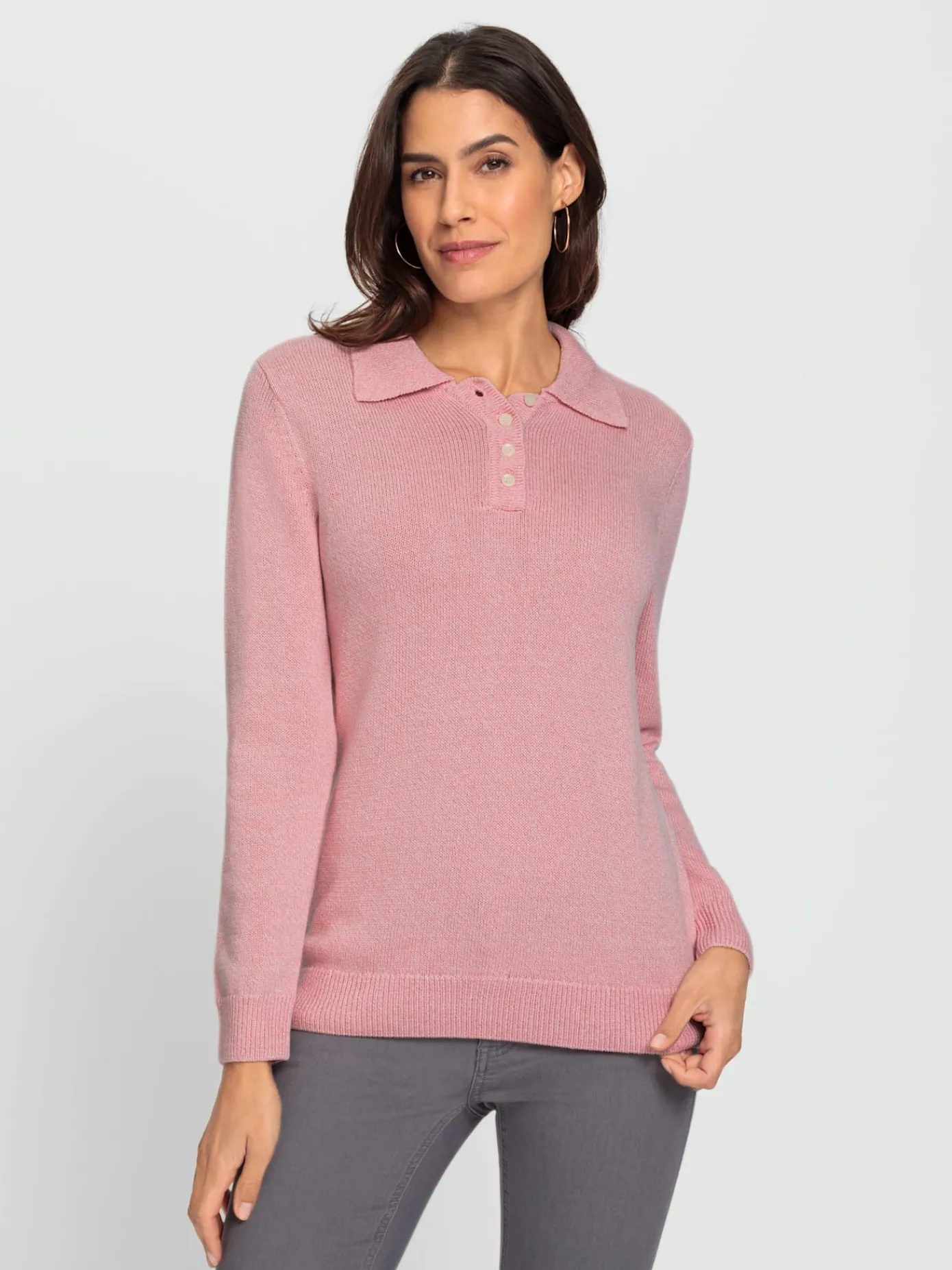 Pulls<Pull polo 50% coton