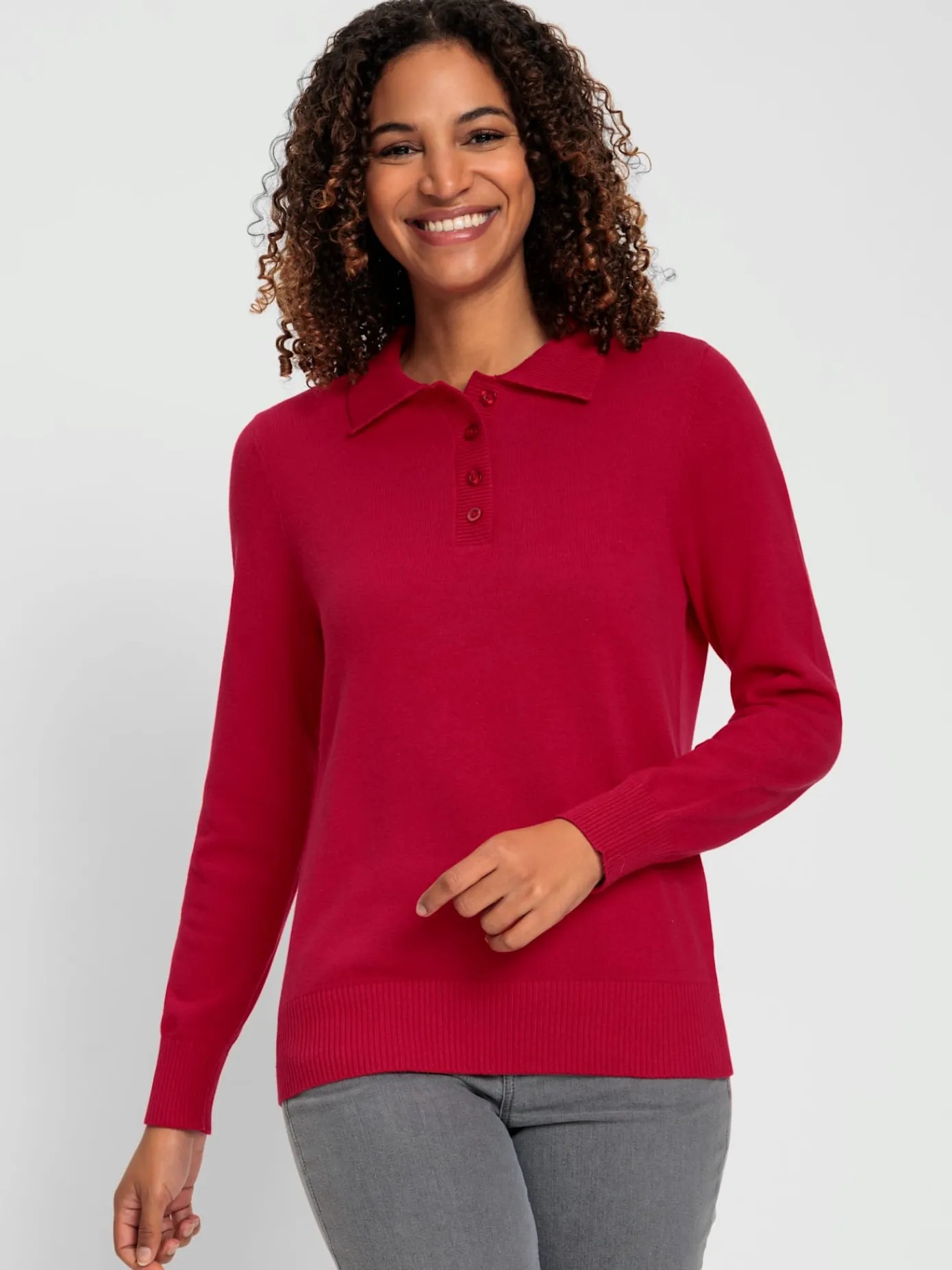 Collection L Pulls<Pull polo pur coton