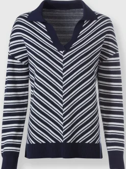 Rick Cardona Pulls<Pull polo rayures décontractées