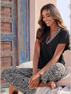 LASCANA Pyjamas<Pyjama à motifs