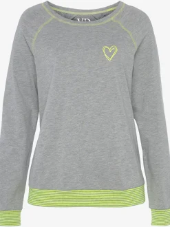 Vivance Dreams Pyjamas<Pyjama avec bords-côtes en fils teintés couleur fluo