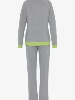 Vivance Dreams Pyjamas<Pyjama avec bords-côtes en fils teintés couleur fluo