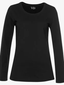 Vivance Dreams Pyjamas<Pyjama avec haut uni et pantalon à motifs