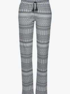 Vivance Dreams Pyjamas<Pyjama avec haut uni et pantalon à motifs