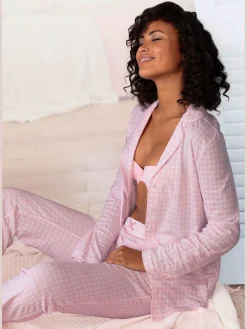 Vivance Dreams Pyjamas<Pyjama classique avec imprimé discret sur toute la surface